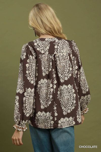 UMGEE London Paisley Top Cocoa Mix