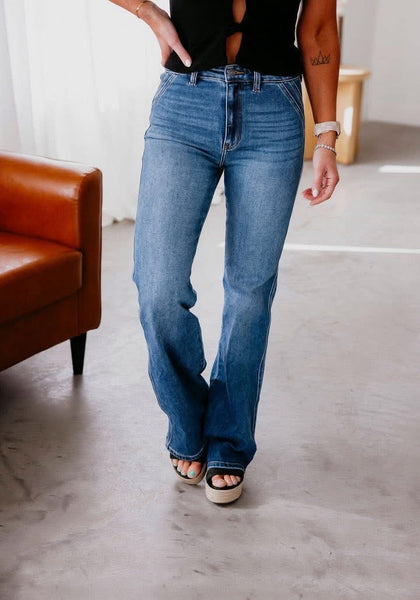 KanCan PETITE Layla Flare Jean