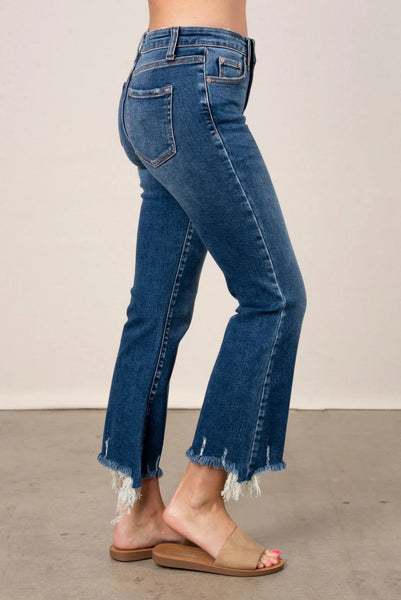 Zenana Denim Lindsey Kick Flare Jean