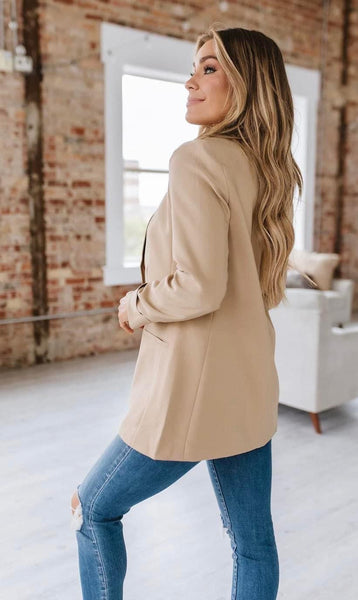 Classic Blazer Taupe