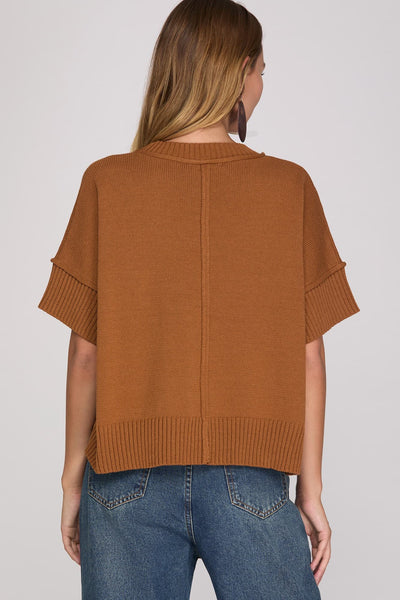 Caramel Solid Favorite Sweater