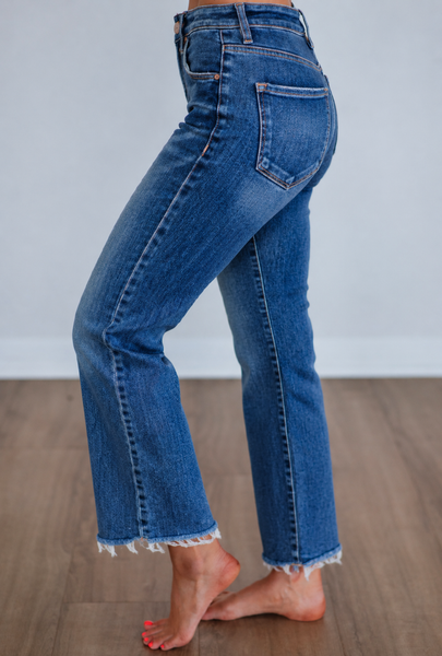 RISEN Define Tummy Control Ankle Straight Jean