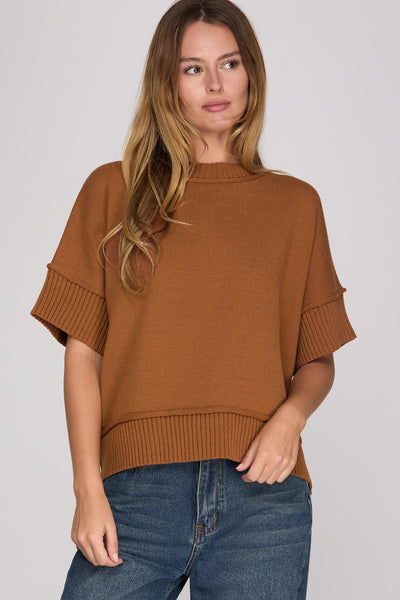 Caramel Solid Favorite Sweater