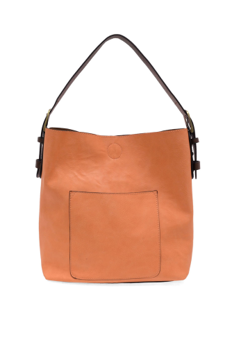 2 PC Joy Susan Classic Hobo Handbag Set Coral Peach