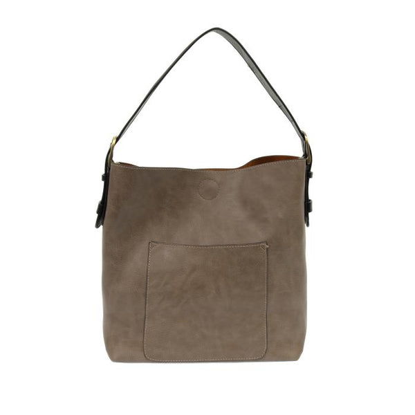 2 PC Joy Susan Classic Hobo Handbag Set Mushroom