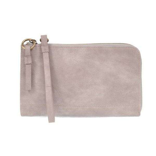 2 PC Karina Convertible Wristlet & Wallet Set Grey