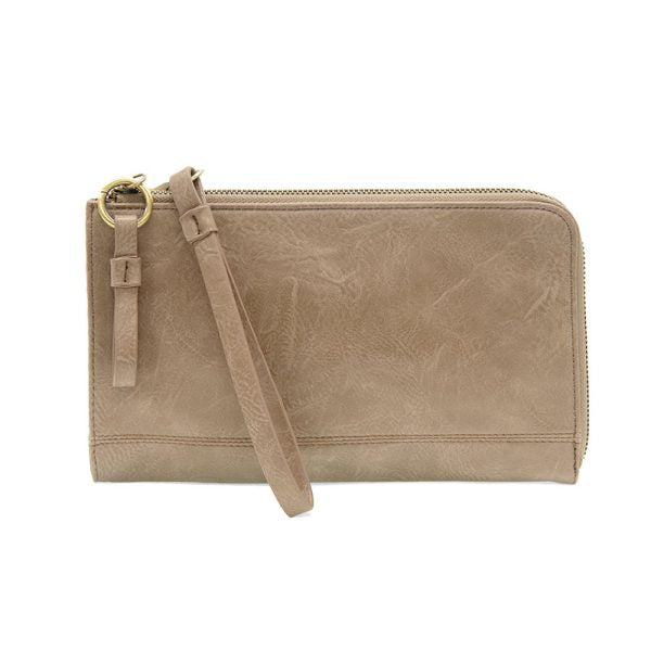 2 PC Karina Convertible Wristlet & Wallet Set Shiitake