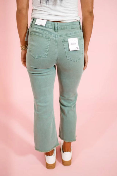 Wide Leg Jean Olive