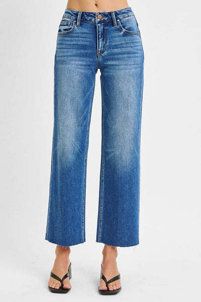 RISEN Landry Straight Jean Mid Wash