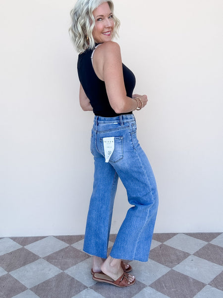 RISEN Landry Straight Jean Mid Wash