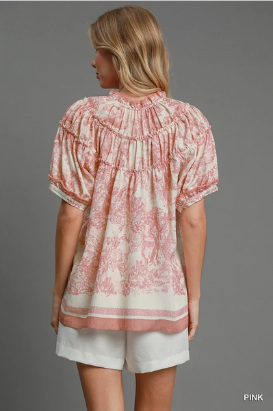 UMGEE Toile French Pink Top