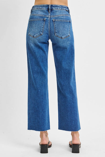RISEN Landry Straight Jean Mid Wash