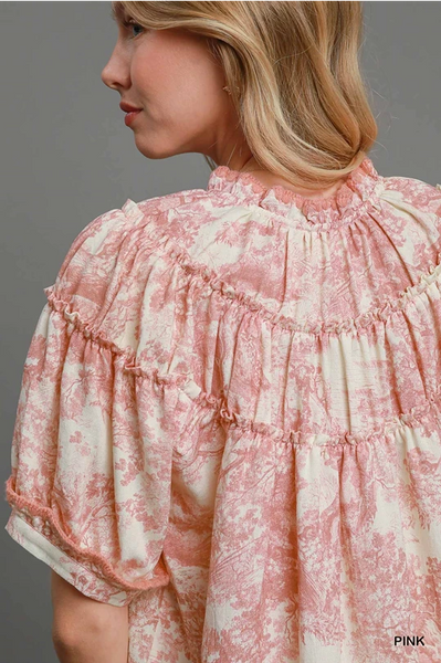 UMGEE Toile French Pink Top