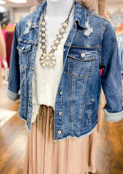 KanCan Delaney Denim Jean Jacket