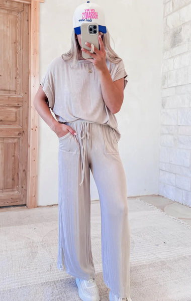 Mineral Wash 2PC SET Ash Mocha