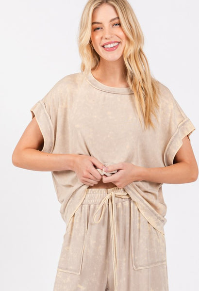 Mineral Wash 2PC SET Ash Mocha