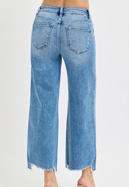RISEN Jessie Wide Leg Crop Jean
