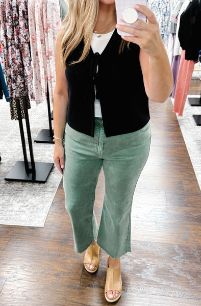 Wide Leg Jean Olive