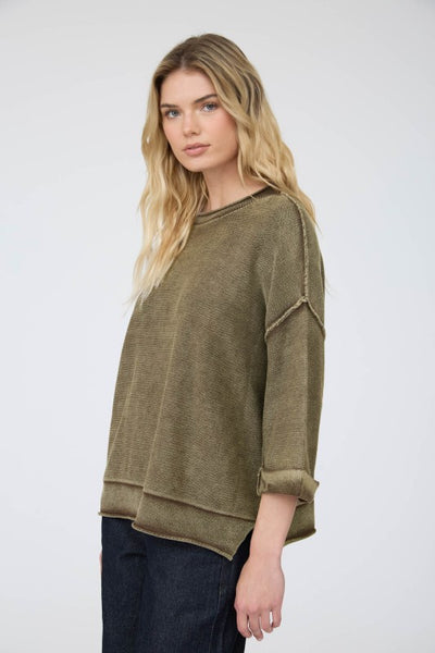 Mineral Washed Everything Sweatshirt Mocha