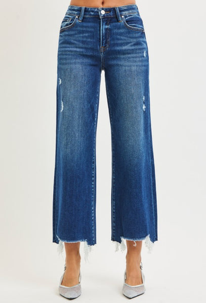 RISEN Lana Wide Leg Crop Jean