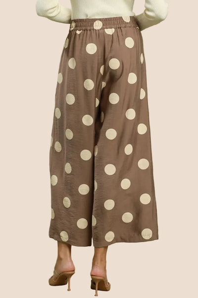UMGEE Ashley Polka Dot Pant Mocha