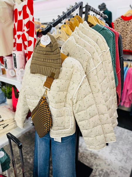 Floral Quilted Jacket