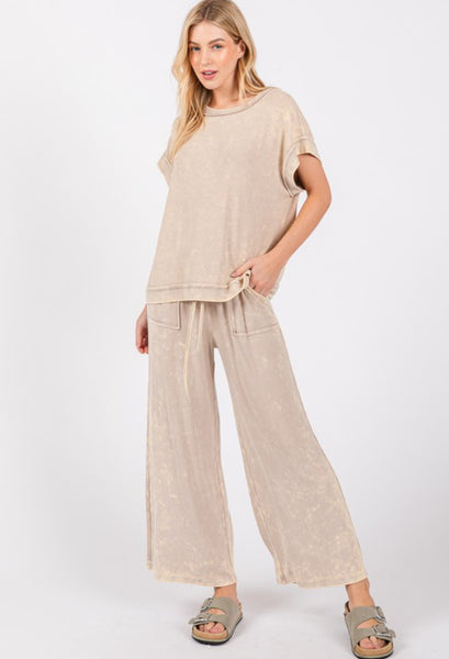 Mineral Wash 2PC SET Ash Mocha