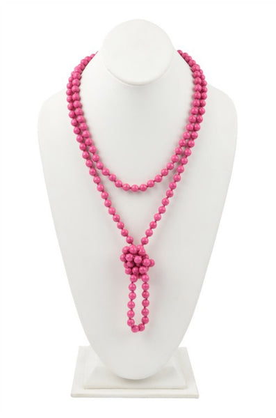 Natural Stone Bead Necklace