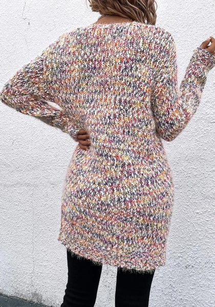 Paige Multi Color Soft Confetti Cardigan