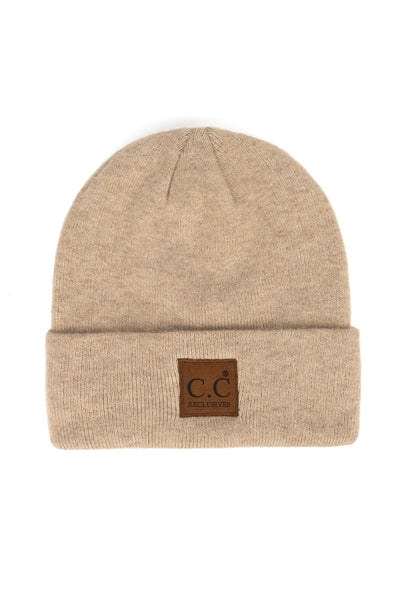 CC Solid Knit Heather Beanie