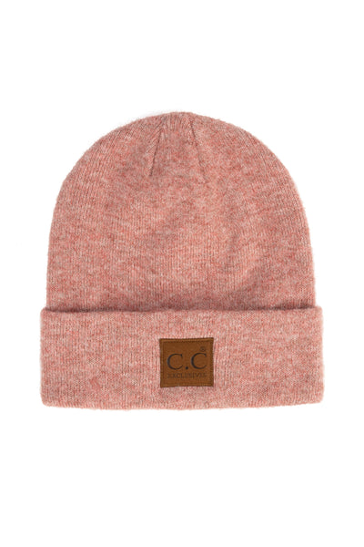 CC Solid Knit Heather Beanie