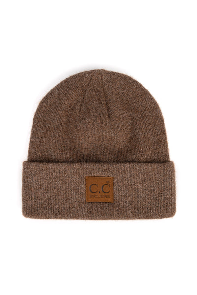 CC Solid Knit Heather Beanie