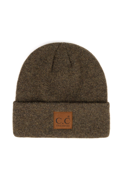 CC Solid Knit Heather Beanie