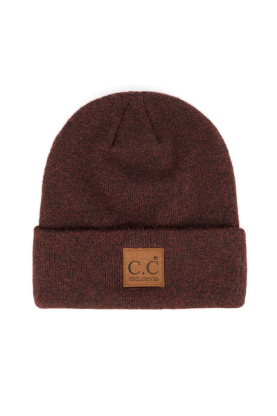 CC Solid Knit Heather Beanie
