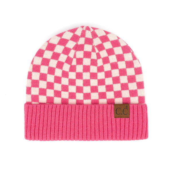 CC Checkered Beanie
