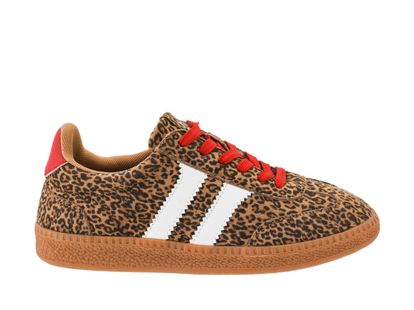CORKYS Heads Up Mini Leopard Sneaker