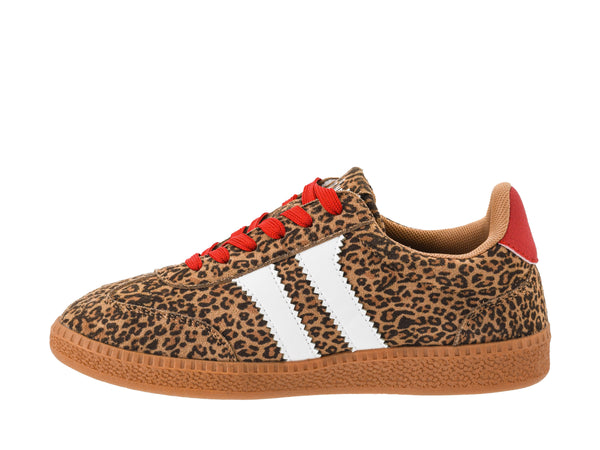 CORKYS Heads Up Mini Leopard Sneaker