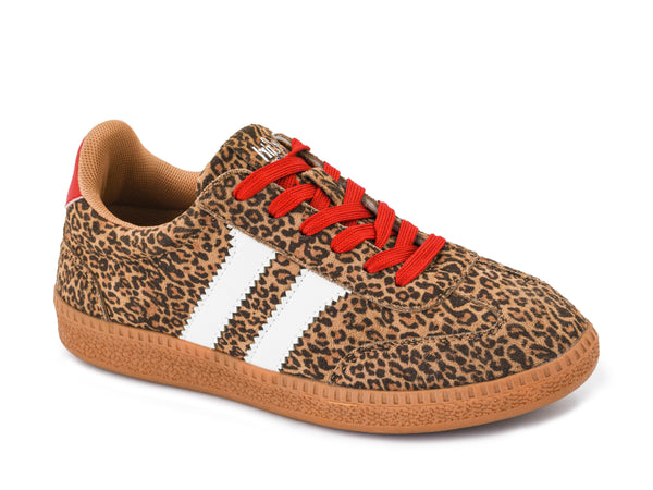 CORKYS Heads Up Mini Leopard Sneaker