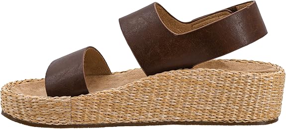 CORKYS Heat Wave Wedge Sandal Mahogany