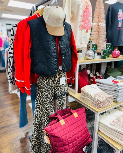 Vervet Leopard Print Wide Leg Straight Jean