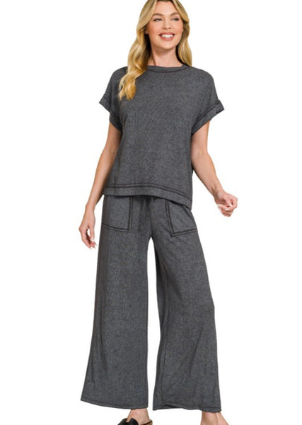 Mineral Wash 2PC Set Black