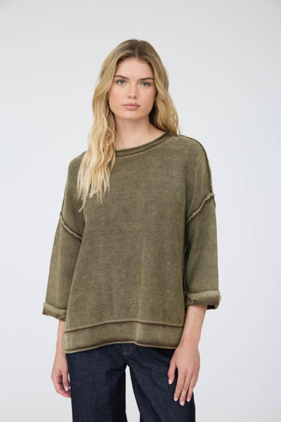 Mineral Washed Everything Sweatshirt Mocha