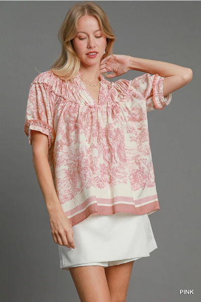 UMGEE Toile French Pink Top