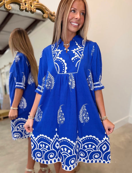 UMGEE Royal Blue Evie Dress