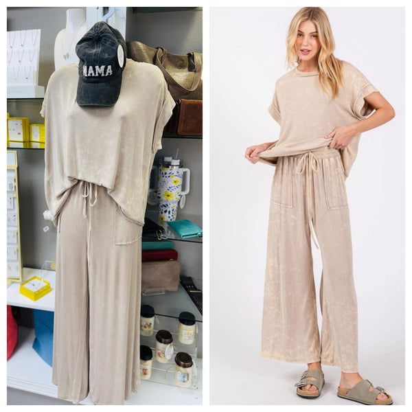 Mineral Wash 2PC SET Ash Mocha