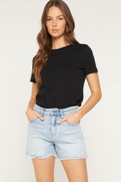 MICA Lauren Frayed Hem Short