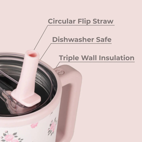 HydroJug Traveler 40oz Wildrose