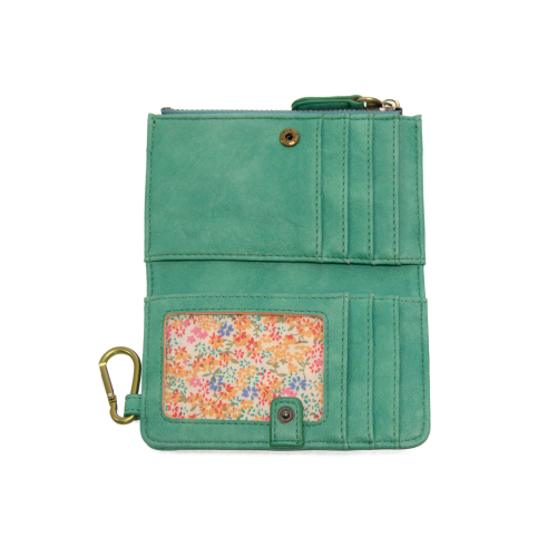 Joy Susan Bobbie Bifold Wallet Turquoise