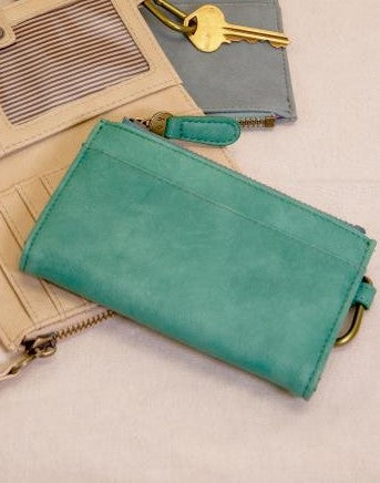 Joy Susan Bobbie Bifold Wallet Turquoise