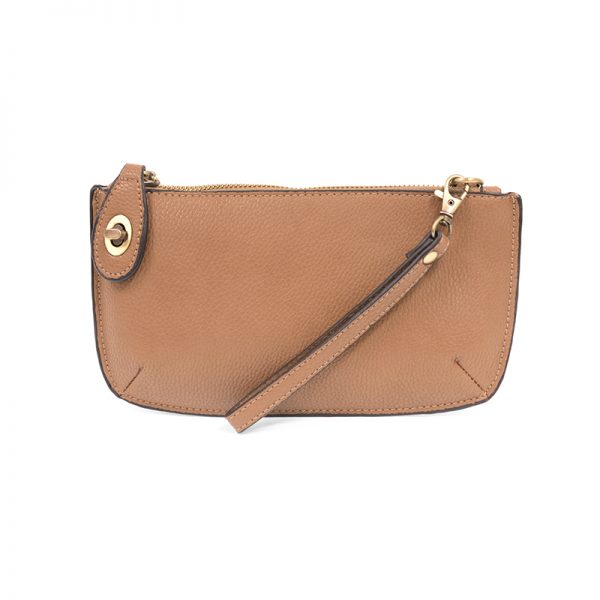 Joy Susan Mini Crossbody Wristlet Clutch Camel